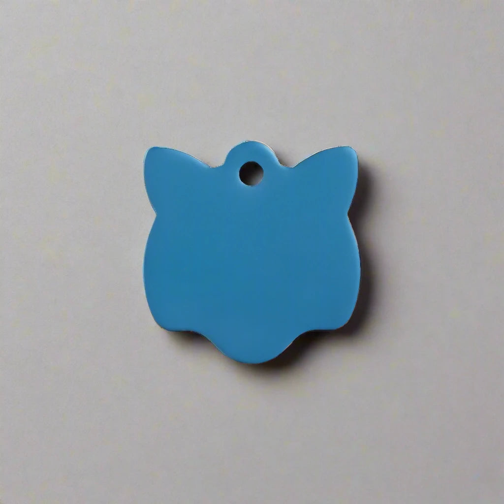 Personalised Blue Cat Pet ID Tag | Pet Tags Direct